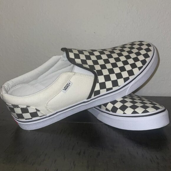 VANS Classic Slip-On Black & White Checkerboard Shoes main image 4